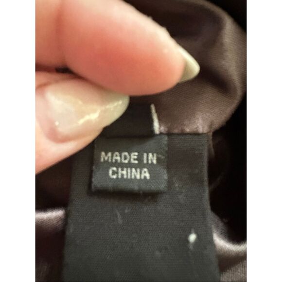 In suede - chocolate brown Y2K women’s jacket SIZE S - Picture 7 of 7